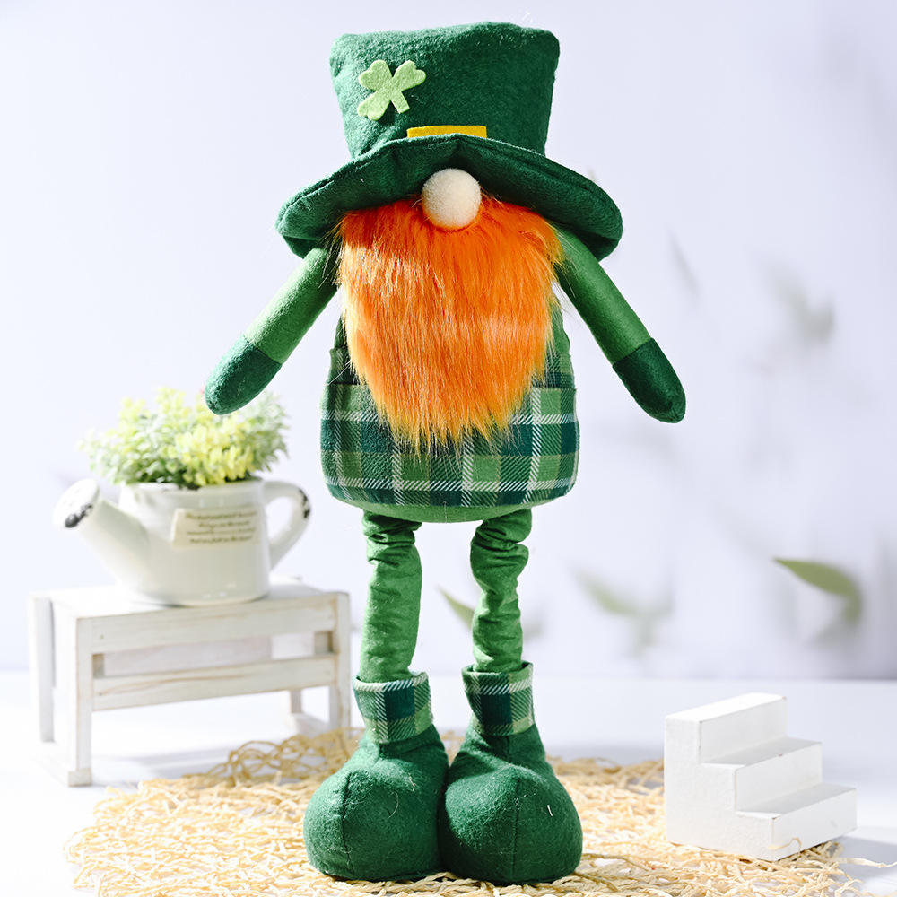 green hat long-legged doll