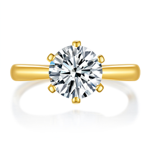 <span class=keywords><strong>Anello</strong></span> con diamanti in Moissanite di fidanzamento personalizzato gioielli 925 in argento Sterling GRA VVS <span class=keywords><strong>1</strong></span> <span class=keywords><strong>carato</strong></span> <span class=keywords><strong>solitario</strong></span> da donna <span class=keywords><strong>anello</strong></span> in Moissanite - Product Image 6