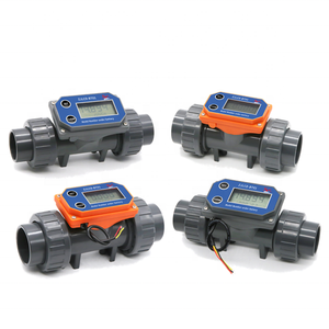 ZJLCD-BT01 DN32 Electronic Turbine <b>Flow</b> <b>Meter</b> OEM IP65 Waterproof Battery Powered LCD Display <b>Water</b> Counting Instantaneous/Total - Product Image 1