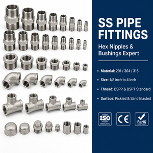 <span class=keywords><strong>Bouchon</strong></span> hexagonal en acier inoxydable 201 304 BSPP BSPT, filetage mâle-femelle <span class=keywords><strong>1</strong></span>/<span class=keywords><strong>2</strong></span> 3/4 <span class=keywords><strong>1</strong></span> pouce, raccords de tuyauterie forgés lisses à faible profil - Product Image 6