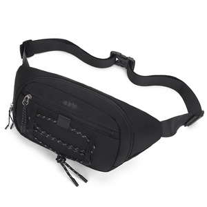 OEM Customize Waterproof Nylon Sport Waist Bag Unisex Quality Carry on <b>Purse</b> <b>Small</b> Funny Pack Bag Drawstring Belt Bag with Logo - Product Image 5