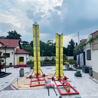 Vente en gros de jeux d'attraction personnalisés et amusants Power Games High Striker de 10 à 17 pieds pour parcs d'attractions et fêtes foraines