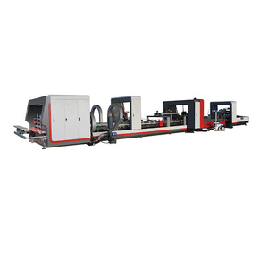 Caja corrugada completamente automática Carpeta Encoladora Grapadora Maquinaria de puntada Caja de cartón Máquina de coser - Product Image 1