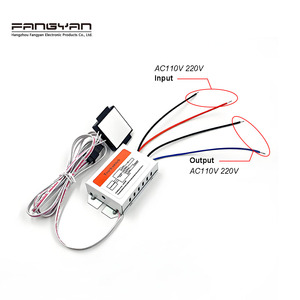 <span class=keywords><strong>AC</strong></span> 110V 220V 5A Đèn chiếu sáng gương Cảm biến cảm ứng Công tắc nhỏ để kết nối Đèn LED dải 110V 220V - Product Image 5