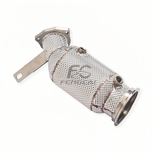 Downpipe Isolato ad Alto Flusso per <span class=keywords><strong>Porsche</strong></span> <span class=keywords><strong>Macan</strong></span> 2.0T 2022+ Motore EA888, Tubo di Scarico che Riduce la Pressione del Turbo e Aumenta il Flusso - Product Image 2