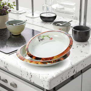 メラミンメキシコ食器卸売カスタムプリント壊れないラウンド - Product Image 3