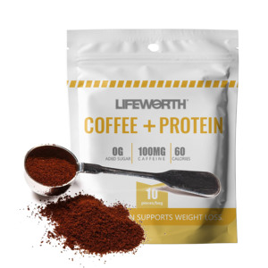 Protéine de lactosérum instantanée au <span class=keywords><strong>café</strong></span> noir Lifeworth - Product Image 6
