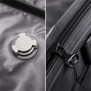 Luxury Expandable Air <b>Backpack</b> Air Pump Vacuum Compression Zipper Large Capacity Water-Proof Portable for Business Travel - Product Image 5