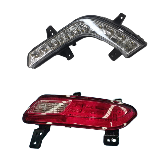 Lightweight Dual Function Daytime Running Fog Lights Universal Replacement Lamps Fit for GEELY GC6 Auto Bumper Lighting Parts