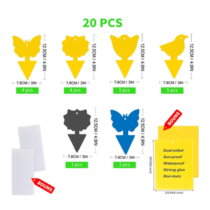 ตัวดักจับแมลงสีเหลืองสำหรับบ้านกลางแจ้งกับดักแมลงวันเหนียวสำหรับแขวน - Product Image 2