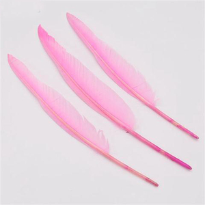 Haute Qualité Couleur Teinte Longue <span class=keywords><strong>D</strong></span>'<span class=keywords><strong>oie</strong></span> Plumes <span class=keywords><strong>D</strong></span>'ailes <span class=keywords><strong>Prix</strong></span> pour L'artisanat - Product Image 4