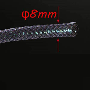 8mm, plusieurs tailles, leurre de pêche, cordon brillant, banderole Flash, <span class=keywords><strong>tresse</strong></span> synthétique, matériaux d'attache à la mouche, Tube creux holographique en Mylar - Product Image 5