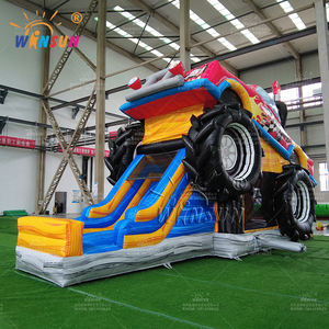 Crazy Truck Style Combo Inflable Amusement Truck PVC Inflable Trampolín - Product Image 3