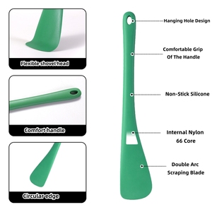 Thiết kế mới Silicone nấu ăn thìa tốt nhà bếp Helper sevring muỗng Chất lượng cao Silicone Scraper - Product Image 3