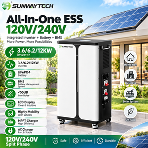 อินเวอร์เตอร์ซันเวย์ 3.6KW 6KW 12KW พร้อมแบตเตอรี่ลิเธียมในตัว 7.5kWh แบบมีล้อ - Product Image 3