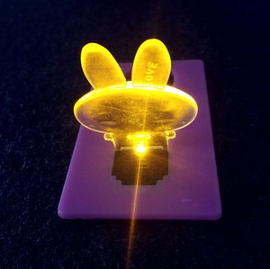 Vendita calda nuova decorazione dell'albero di natale ha condotto la tasca della carta della lampadina della stella della luce per i biglietti d'auguri - Product Image 3