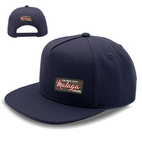 Casquette Snapback Homme 5 Panneaux Noire Structurée en Laine-Acrylique Brodé Personnalisable – Qualité Supérieure Heycap – Vente en Gros Promotionnelle
