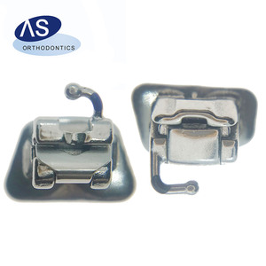 Vật liệu nha khoa chỉnh hình răng kim loại tiêu chuẩn Bracket <span class=keywords><strong>Mini</strong></span> <span class=keywords><strong>Roth</strong></span> 022 lưới chân đế chỉnh hình răng hoạt động selfligating Ống - Product Image 1