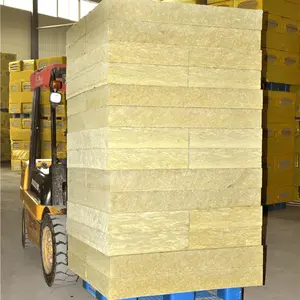 نوعية جيدة المعدنية ألياف الصوف الصخري تصنيع في الصين 50 مللي متر-200 مللي متر سميكة عارية الصوف الصخري لوحات