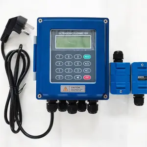 OEM RS-232 modülü tipi duvara monte ultrasonik debimetre Tuf 2000b süt bira sıvı su için taşınabilir ultrasonik debimetre