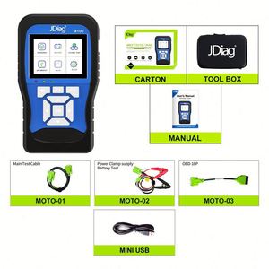 Analyseur de diagnostic moteur moto double système version OBD M100 avec détection de batterie pour Harley Ducati – Garantie 1 an - Product Image 6