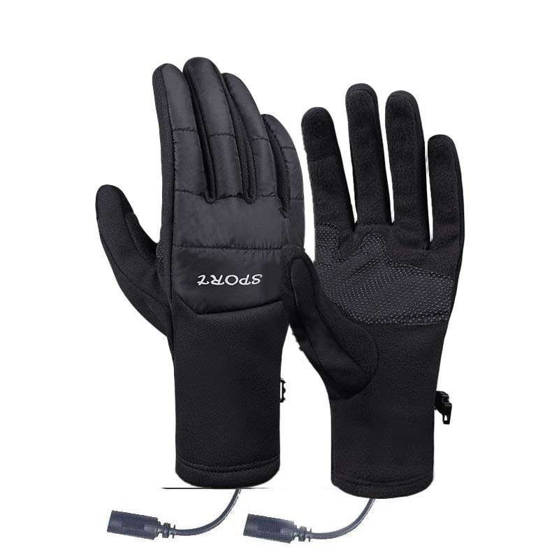 Noir-sport (Gants chauffants USB)