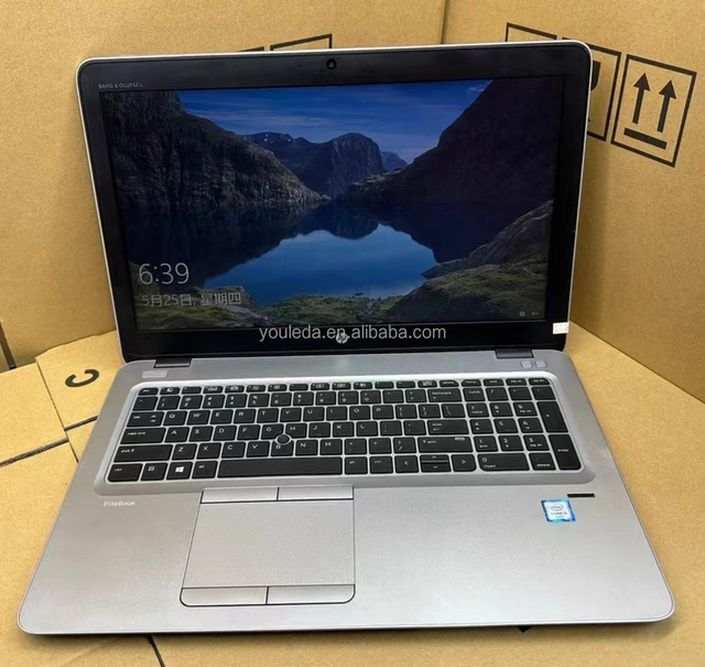 For 850G3 6gen Intel I5 8G 256G 15inch Used Business Laptop with Camera EU Plug Numeric Keyboard