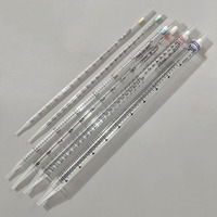 Pipette de transfert de pipettes sérologiques jetables consommables de laboratoire stérile pour usage sérologique 1ML 2ML 5ML 10ML 25ML 50ML