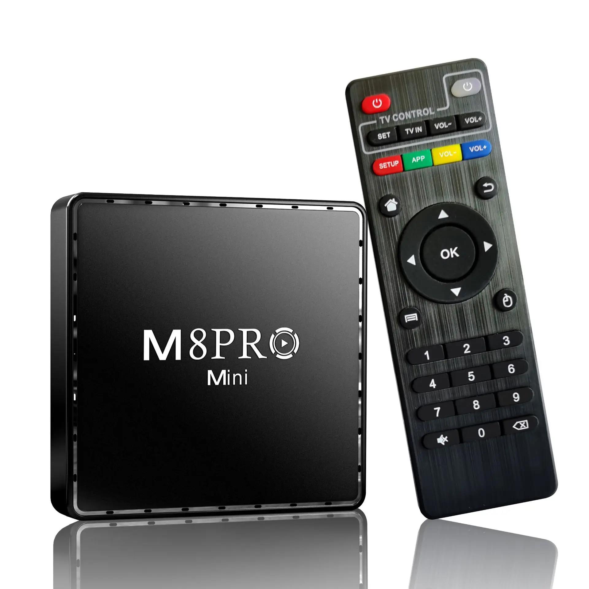 M8 Pro Mini oyun TV kutusu 4K HD 10000 Retro oyunları H313 Android 12 WiFi Video oyunu konsol çift sistem Media Player Joystick ile