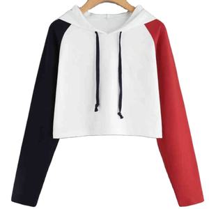 Corp top 2021 nuevos productos impreso personalizado nuevo comercio mujer sudaderas con y sin capucha sudadera - Product Image 1