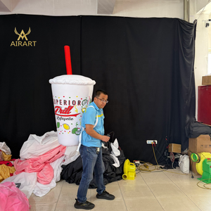 Disfraz Inflable de Taza/Botella para Adultos, para Actividades Comerciales en Cafeterías, para Atraer Clientes - Product Image 6