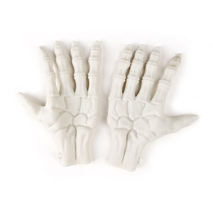 Fête d'Halloween Effrayant Monstre Squelette Os Griffe Main Faucheuse Gants Fête Habiller Props Doux TPR Décompression Jouets Partyware - Product Image 1