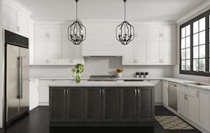 Gabinete de Cocina de Madera Estilo Shaker Americano Personalizado con Isla para Decoración del Hogar, Hecho de Material de Panel Duradero - Product Image 6