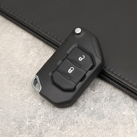 Clé à distance MS 2 boutons ASK 433.92MHz AES 4A Chip Keyless Go Remote Key pour 2018 2019 Jeep FCCID:OHT1130261 Auto Smart Remote Control Car Key