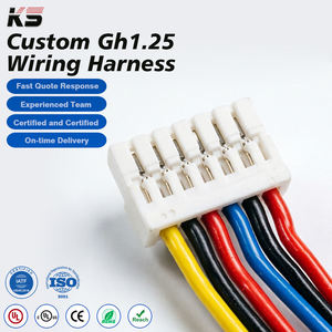 GH1.25 6Pin <b>Terminal</b> Single Head 1.25mm Pitch Electronic Cable with Latch <b>Terminal</b> 28AWG Cable Harness Assembly - Product Image 1