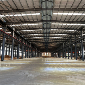 Bâtiment préfabriqué en structure d'acier personnalisé à faible coût, atelier d'usine <span class=keywords><strong>métallique</strong></span>, entrepôt avec pont roulant à portée ultra-large - Product Image 2