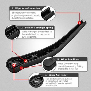 <span class=keywords><strong>BMW</strong></span> <span class=keywords><strong>X3</strong></span> E83 2003-2010 SUV <span class=keywords><strong>posteriore</strong></span> <span class=keywords><strong>tergicristallo</strong></span> per la sostituzione della lama del braccio in gomma naturale - Product Image 5