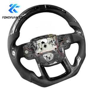 Volant sport personnalisé en fibre de carbone forgée et cuir pour Land <span class=keywords><strong>Rover</strong></span> Discovery 5 Defender 36 Spline 2020 <span class=keywords><strong>2021</strong></span> 2022 2023 2024 - Product Image 2
