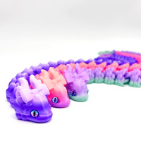 Produits imprimés créatifs en 3d Statue de squelette de dragon Ornement populaire de haute qualité pour les services de fabrication d'idées cadeaux