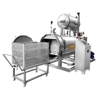 Modèle 900*1800 Stérilisateur alimentaire Pasteurisateur Autoclave pour canettes Viande Fruits de mer Ketchup Prêt à manger Journal Oeufs