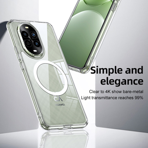 Transparent Clear Matte Black TPU PC Protective Phone Case with Magnetic Back Cover for Huawei Nova 13 Pro <strong>Nova12</strong> - Product Image 6