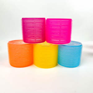 BTG113 Jaune 3 pièces Bigoudis en plastique <span class=keywords><strong>auto</strong></span>-agrippants pour cheveux longs - Product Image 4