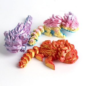 Nouveau jouet de danse du lion imprimé en 3D en PLA 2025 – Décoration de bureau créative de style chinois, animal articulé et mobile - Product Image 3