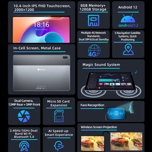 BMAX MaxPad <span class=keywords><strong>I11</strong></span> Plus <span class=keywords><strong>128GB</strong></span> Dual SIM LTE แท็บเล็ตเวอร์ชั่นสากลแท็บเล็ตพีซี - Product Image 2