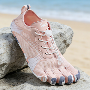 Chaussures d'escalade pieds nus à cinq <span class=keywords><strong>doigts</strong></span> personnalisées, semelle en caoutchouc légère, tissu en coton pour l'hiver, l'été et le printemps, logo personnalisé - Product Image 4