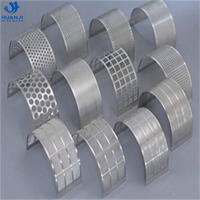 Grilles de tamisage perforées sur mesure anti-corrosion pour broyeurs à marteaux à trous ronds, services de découpe et de pliage