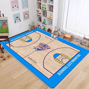 <span class=keywords><strong>Tapis</strong></span> <span class=keywords><strong>NBA</strong></span> Home Design Cartoon Crystal Velvet Machine Made Stain Resistant Non-Slip Pet Friendly Carpet for Children Room - Product Image 4