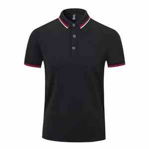 Polos con logotipo personalizado para hombre, camiseta de golf de poliéster de rendimiento (manga corta, bordado personalizado) - Product Image 2