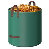 Green Yard Dumpster Bag Collecting Leaf Bags Grands sacs de jardin réutilisables pour pelouse de 72 gallons avec poignées