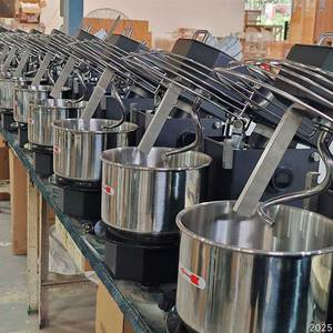 Shanyou 5/7/10/15L Dough Mixer Commercial 750W Motor Tilt Head Food Removable 304 Stainless Steel Bowl <b>Timer</b> & <b>Light</b> Dough Mixer - Product Image 2